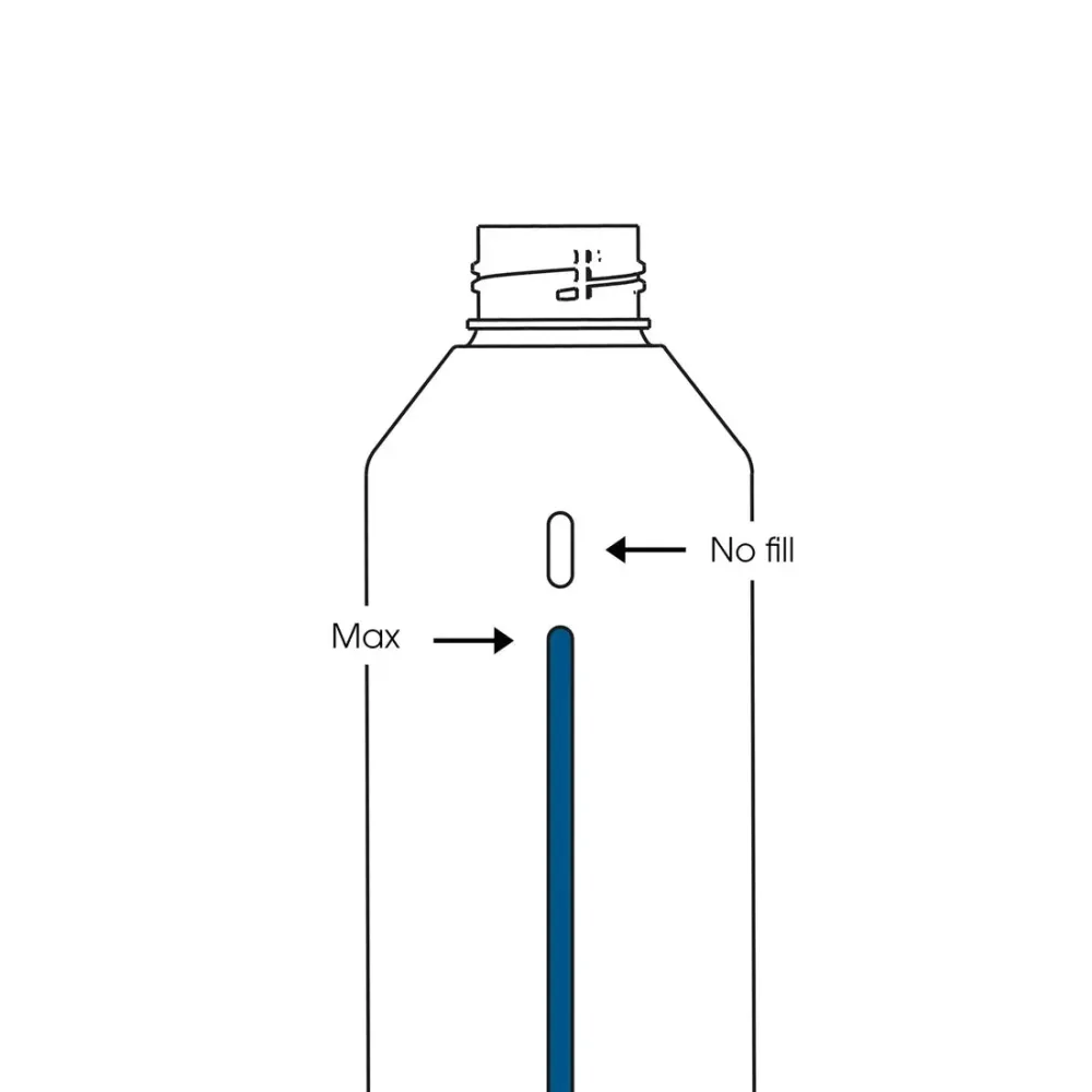 Stelton - BRUS-flaska för kolsyrare 1,2 L stål