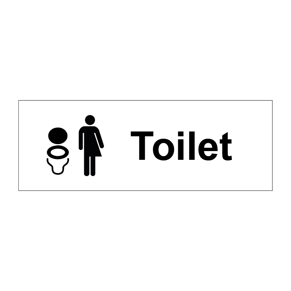 Toilet unisex 225x80mm