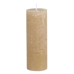 Glödande Macon rustikt Blockljus honung 80 t H20 / Ø7 cm
