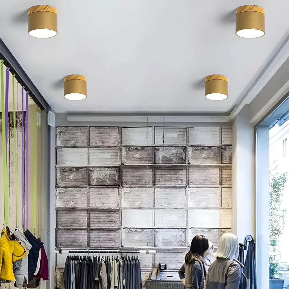 PastelGlow – Färgglad Cylinder Taklampa med Gammaldags Minimalism Svart