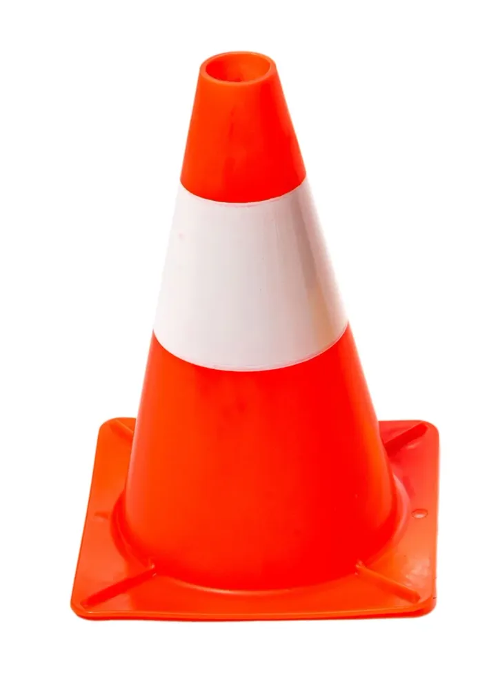 Flexibarrier Vägkon 30 cm - Kit - 20 st (Orange/Vit)