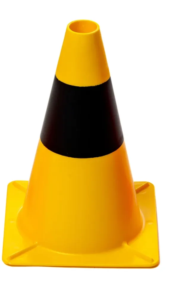 Flexibarrier Vägkon 30 cm - Kit - 20 st (Svart/Gul)