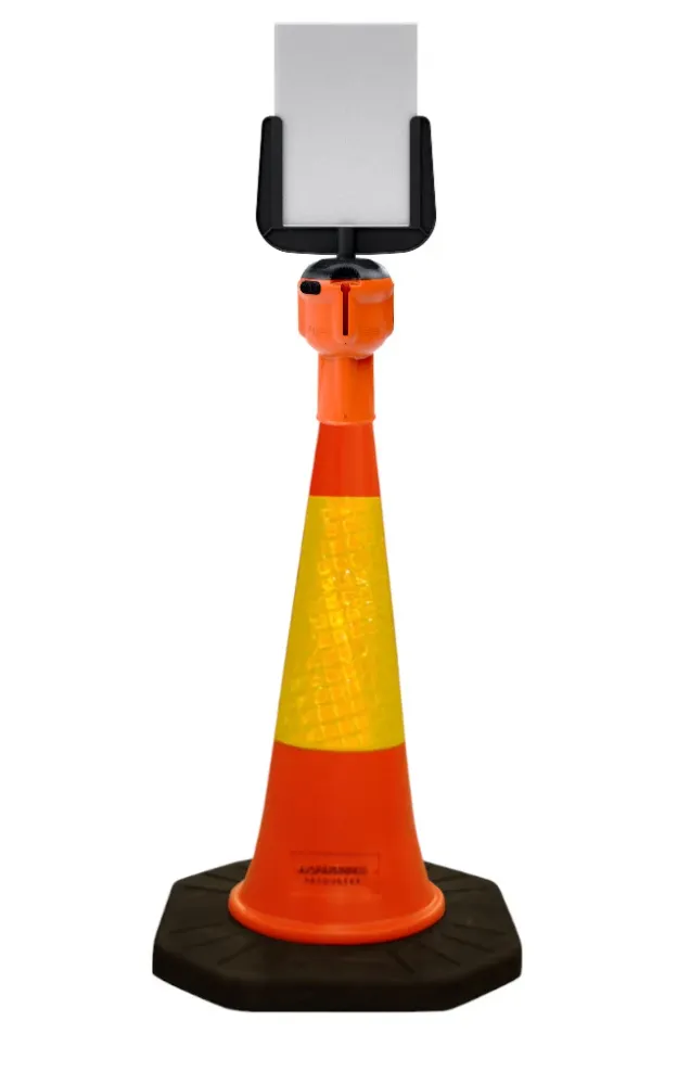 Vägkon Skylthållare Kit – Skylthållare + Standardkon (100 cm)