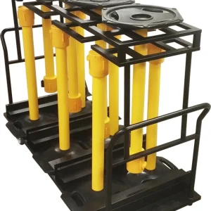 Vertikal förvaringsvagn (10-12 Outdoor-stolpar)