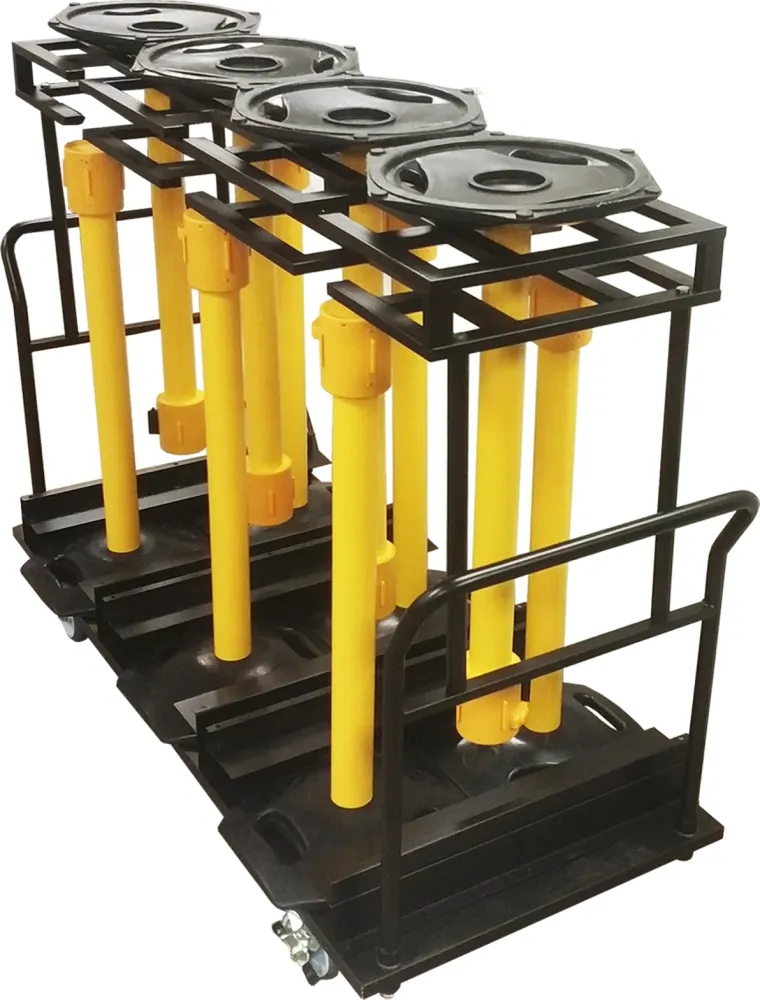 Vertikal förvaringsvagn (10-12 Outdoor-stolpar)