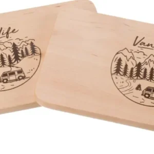 Skärbräda i al 22,5 x 12,5 x 1,2 cm - Van Life
