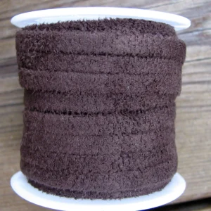 Mockaimitation - Velvet Brun 5mm, 1 m