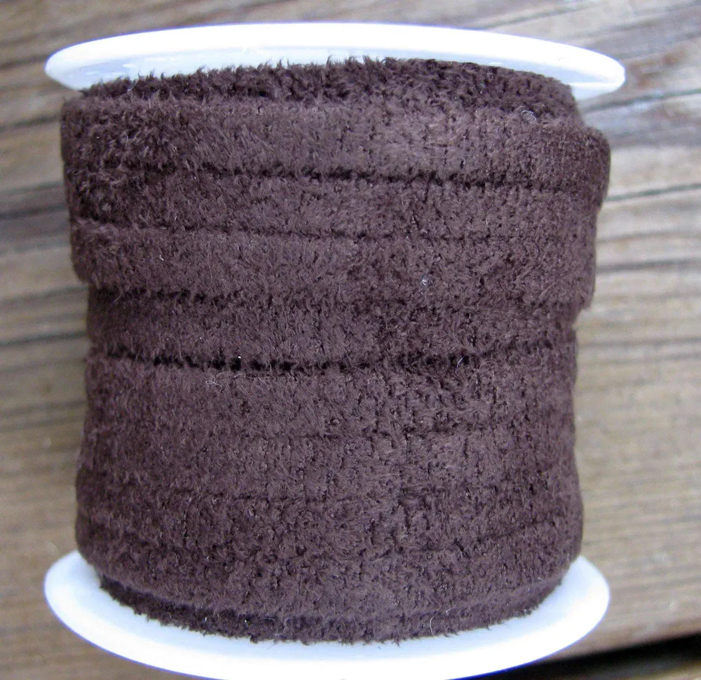 Mockaimitation - Velvet Brun 5mm, 1 m