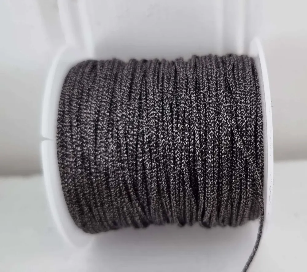 PL Rund - Gunmetal Metallic 1mm 1m