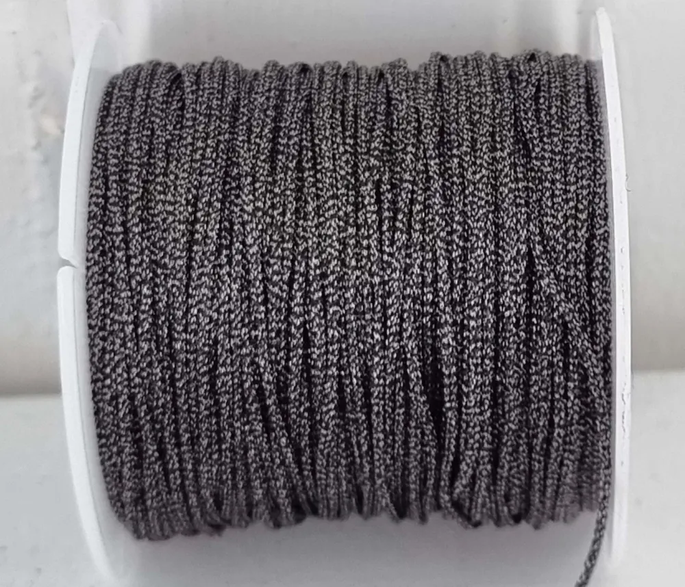 PL Rund - Gunmetal Metallic 1mm 1m