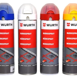 WURTH MÄRKSPRAY RÖD 500 ML