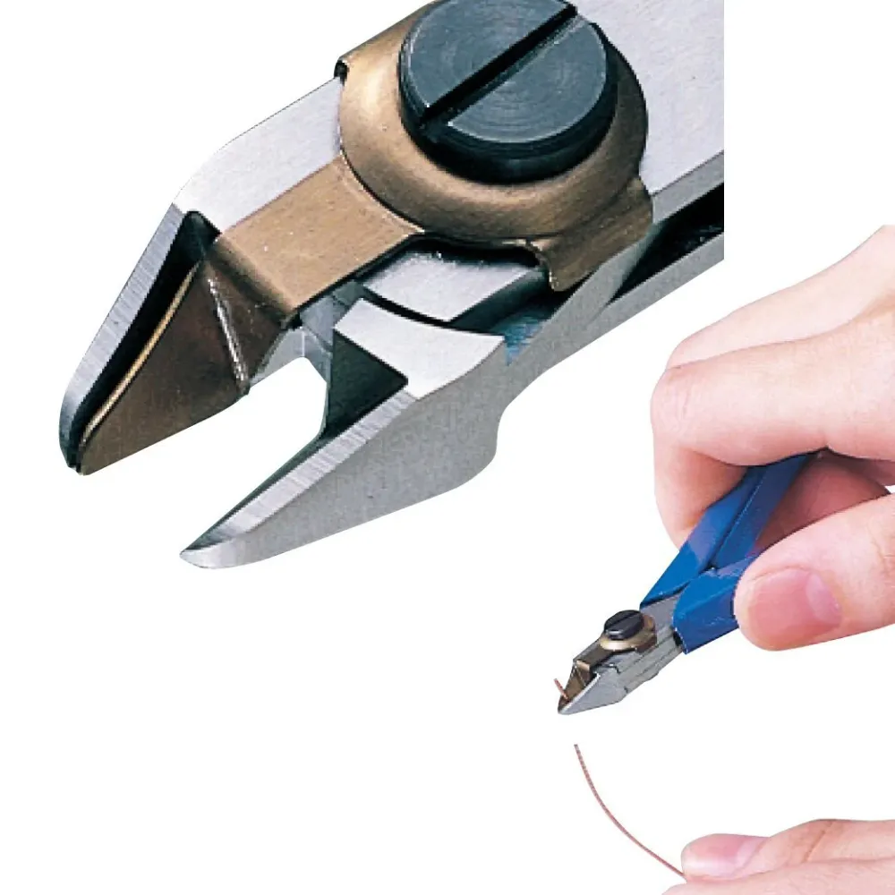 HOZAN Precision Nipper Semi-Flush Klipp Typ N-58 Hög Hållbarhet Koppartråd 0.18-0.8mm