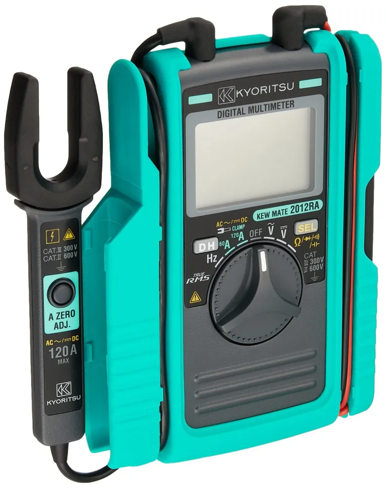 Kyoritsu digital multimeter med strömtång True RMS kompakt KEWMATE 2012RA 120A AC/DC