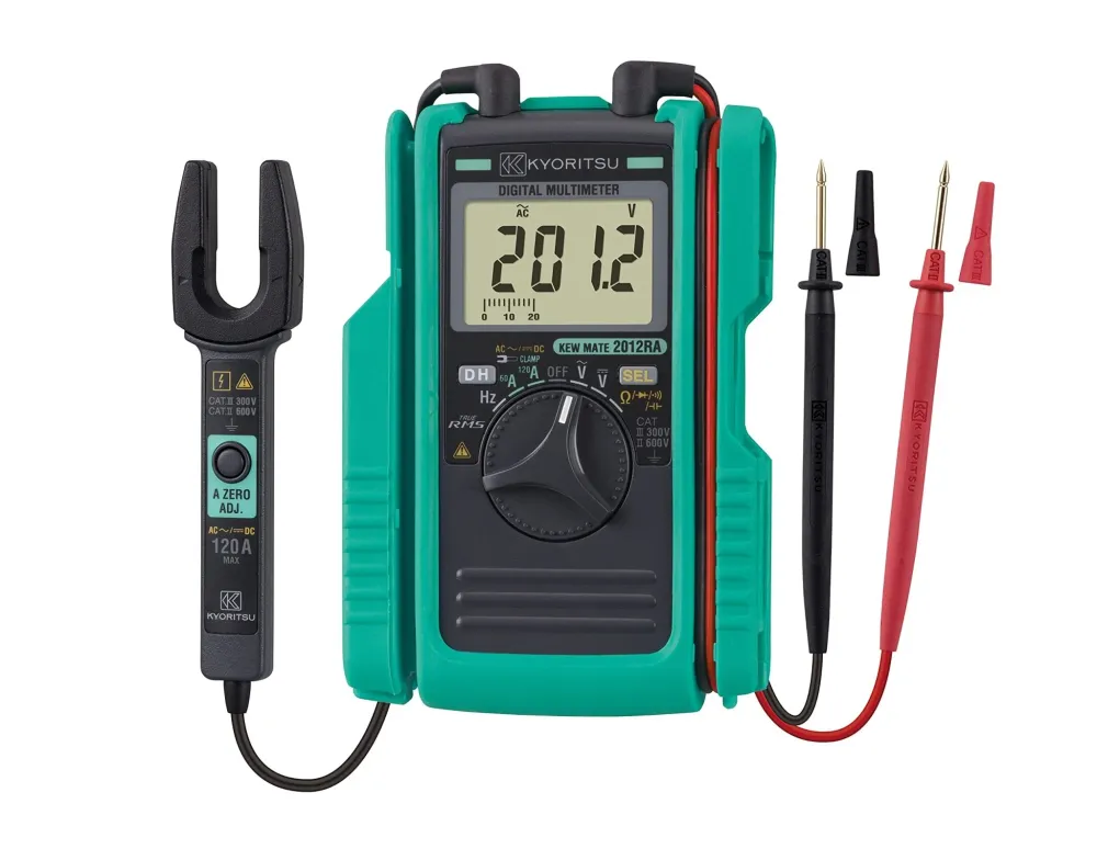 Kyoritsu digital multimeter med strömtång True RMS kompakt KEWMATE 2012RA 120A AC/DC