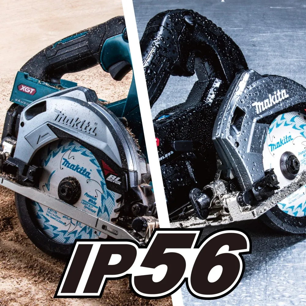 Makita 40Vmax Maruonoko Såg 125mm HS007GZB Svart 47mm Kapacitet