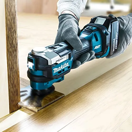 Makita Multi-Tool 18V TM52DZ Blå - Låg Vibration, Kompakt Design, 1.9 kg