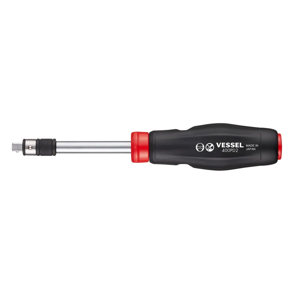 VESSEL 2WAY skruvmejsel med bits och hylsor flexibel design 400PD2 Japan
