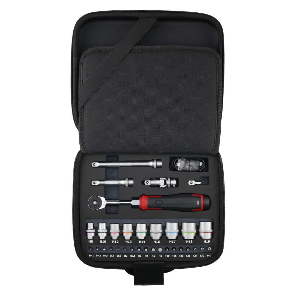 Vessel Cordless Electric Slim Ratchet 31 Bit Set 400ER3-1M Kompakt Design