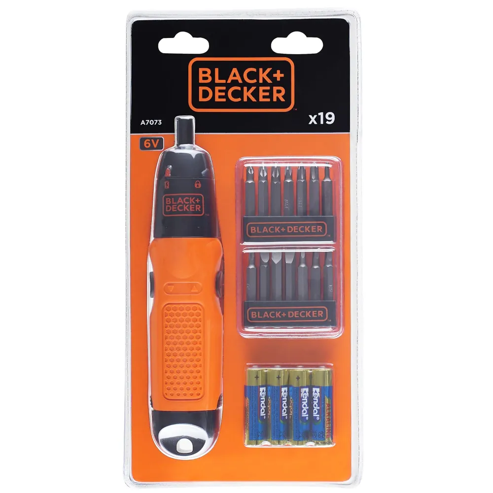Black+Decker A7073-XJ Skruv- och skruvset
