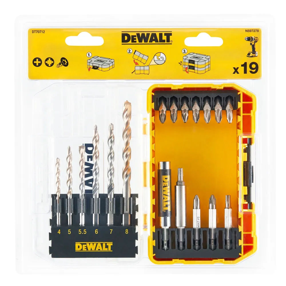 Dewalt DT70712-QZ Bitssats