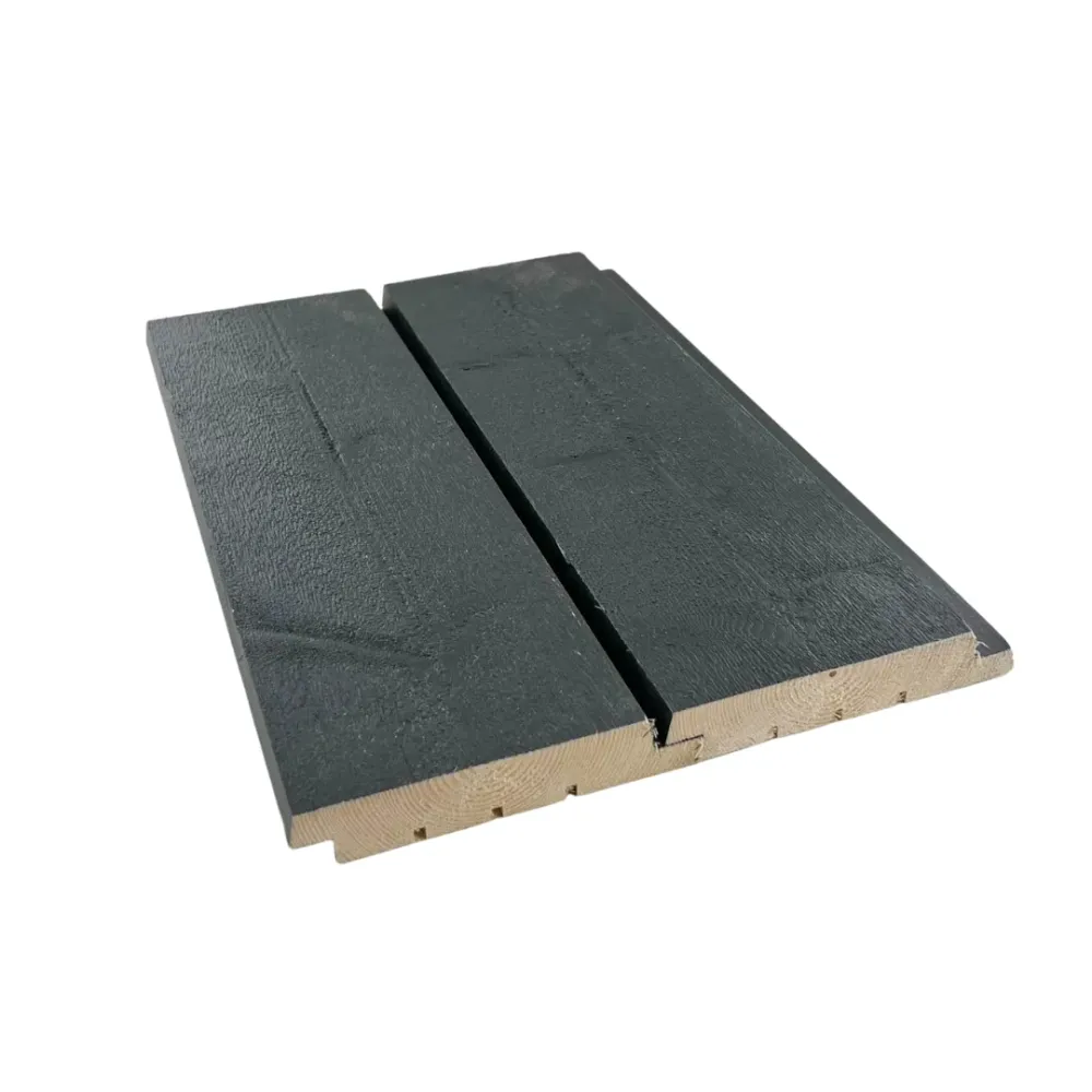 Raita fasadpanel 23x120x4200, Mellanmålad grå, Gran
