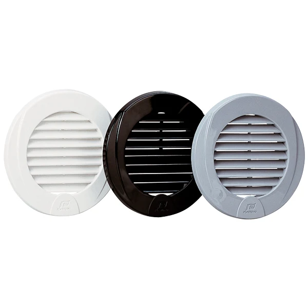 Ventilgaller Ø3"-76mm grå