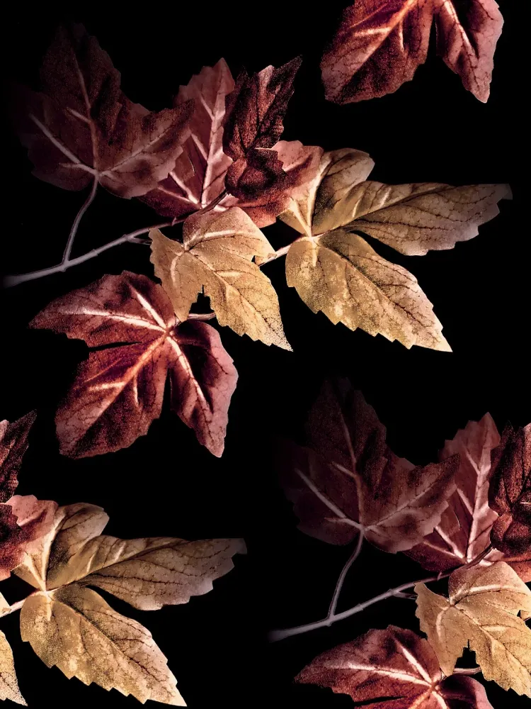 361 "Bed Leafs" 30x40cm