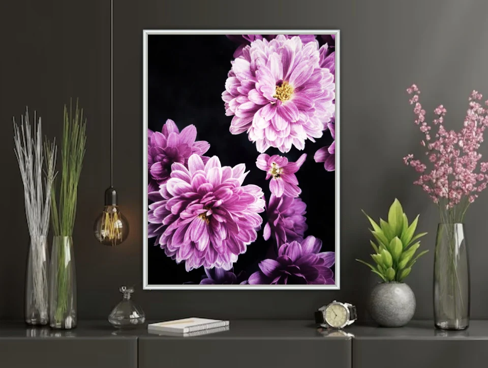 375 "Happy Flowers" 30x40cm