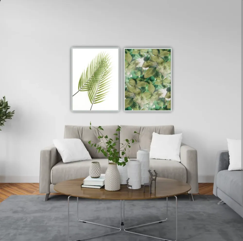 475 "Green Leafs" 30x40cm