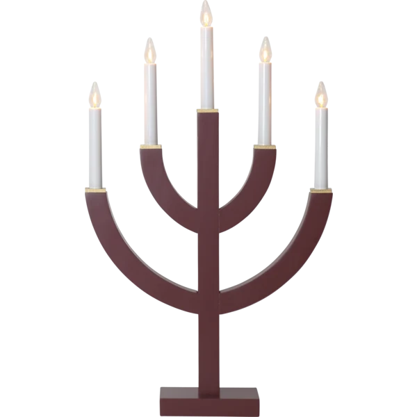 Adventsljusstake ANNO 59 cm Röd