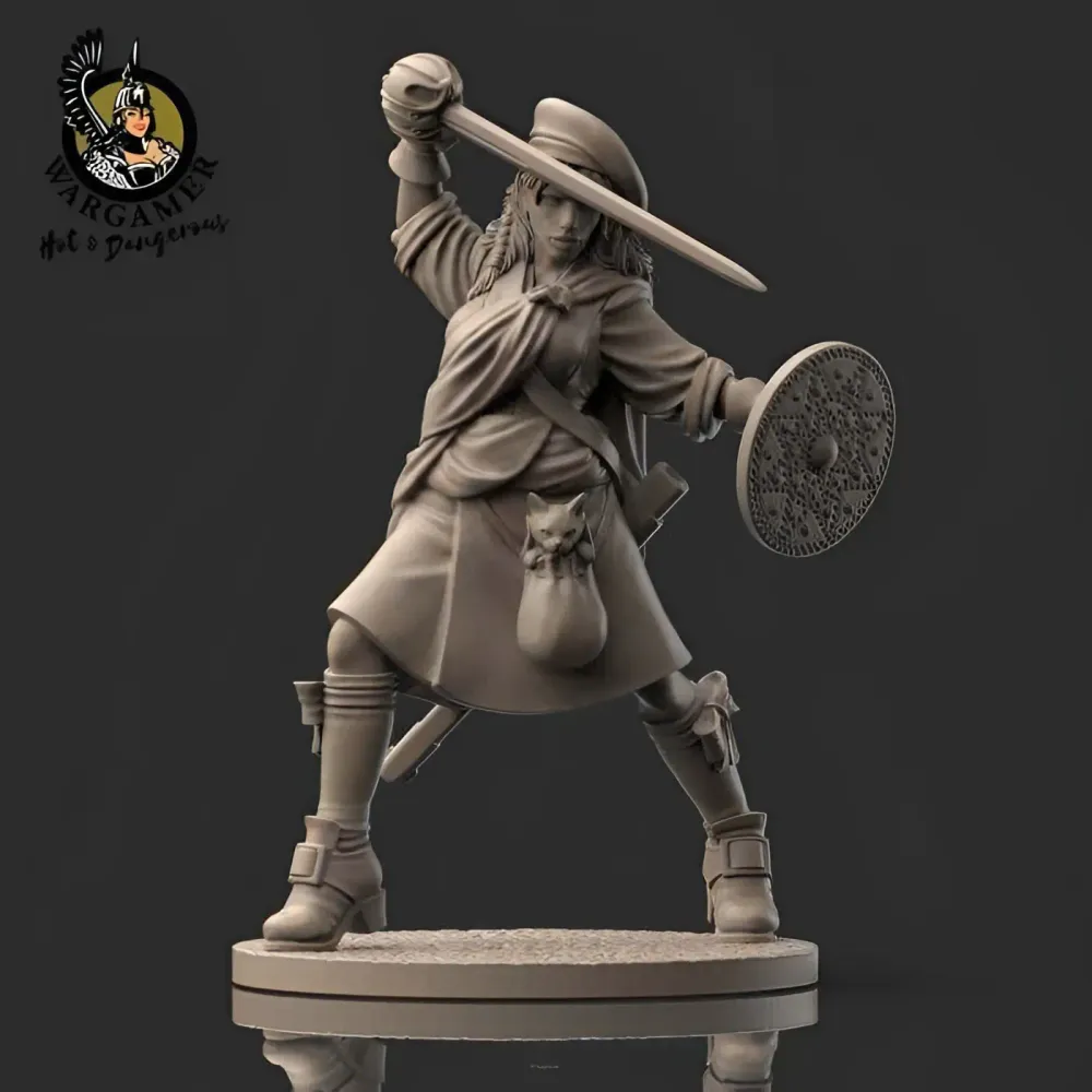 54 mm Ailsa Highlander Resin Miniature