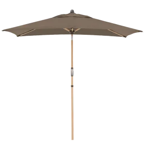 Alu wood ultra parasoll med tilt 210 x 140 cm Anthracite