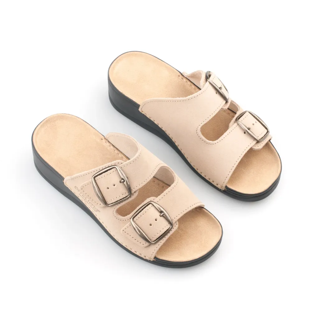 Anne Healed Sandals - Khaki 40