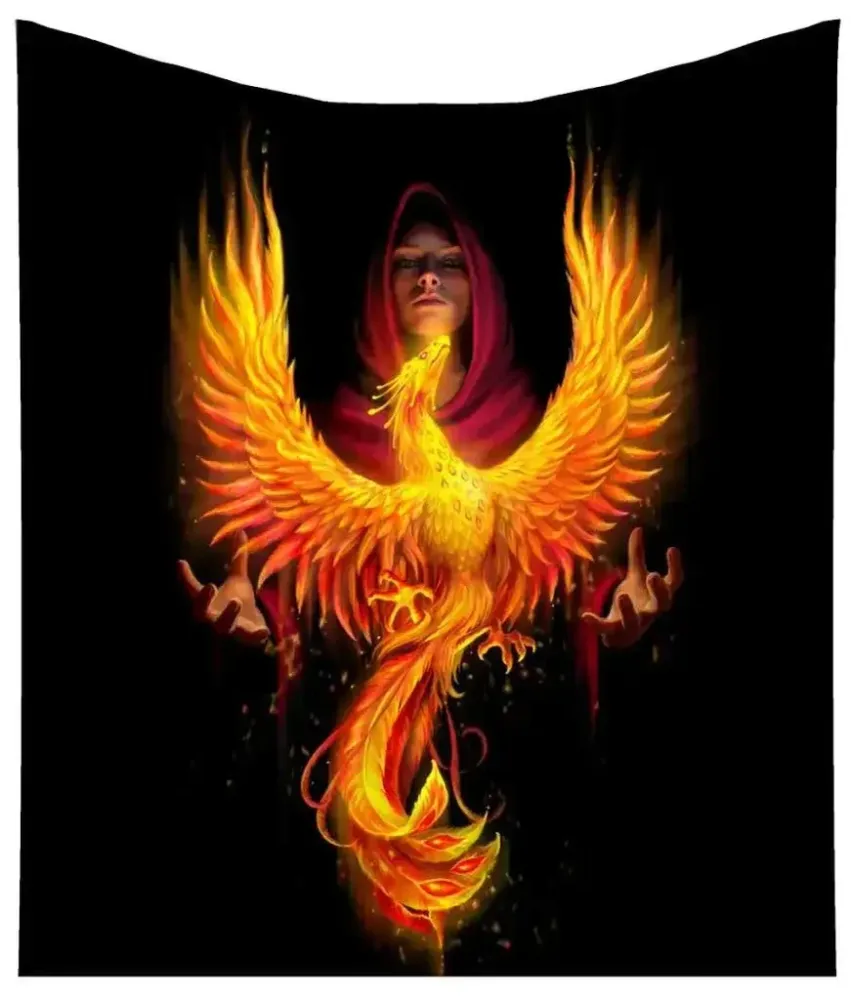 Anne Stokes Phoenix Rising Filt