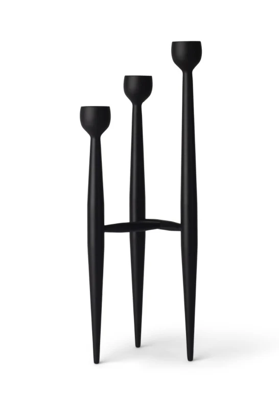 Apollo Ljusstake 32 cm Ebenholts