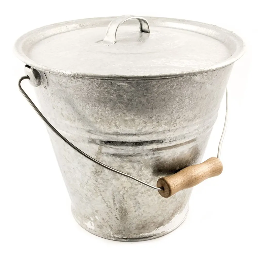 Askhink i Spelter med lock 8L