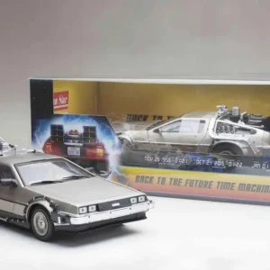 Back to Future DeLorean Die-Cast 1:18 Skala Modell