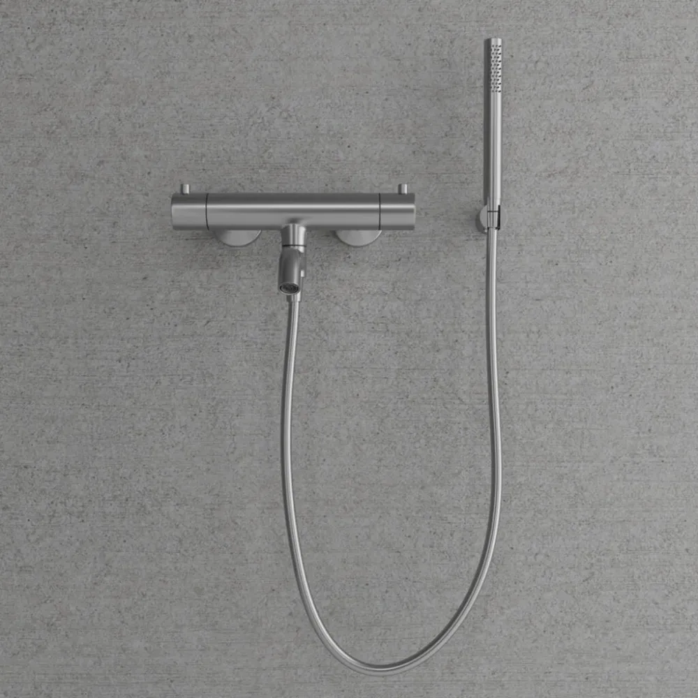 Badkarsblandare Scandtap Reinforced Pleasure 4 Med Dusch Svart