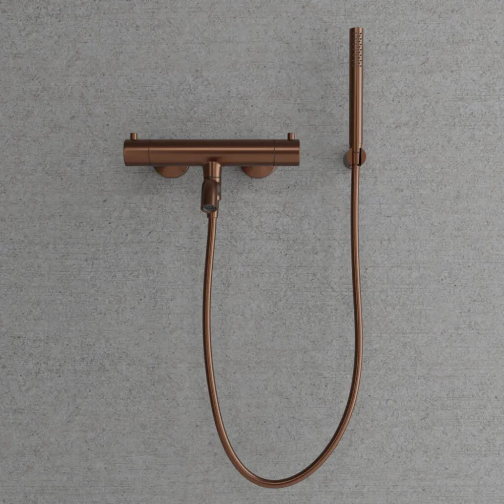 Badkarsblandare Scandtap Reinforced Pleasure 4 Med Dusch Svart