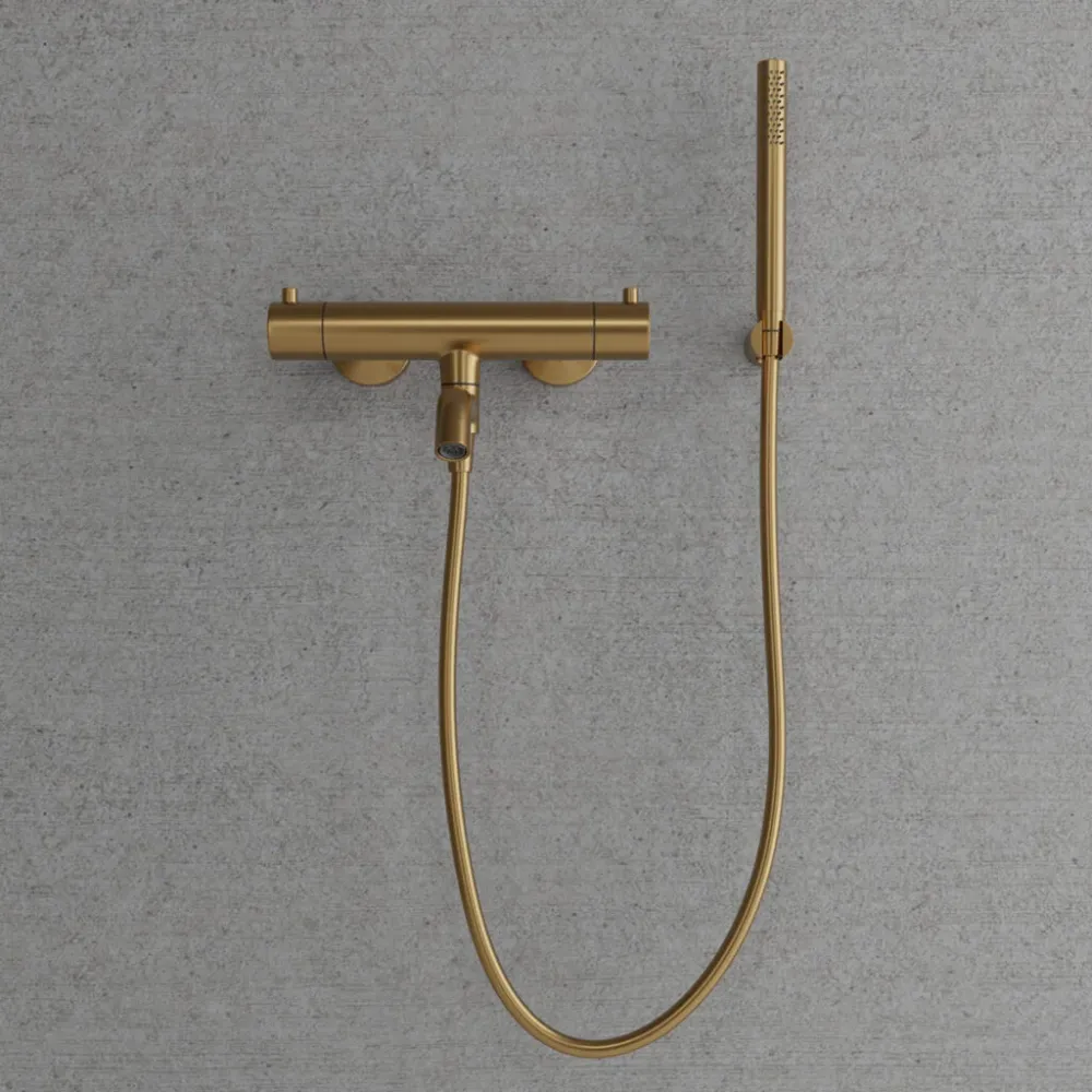 Badkarsblandare Scandtap Reinforced Pleasure 4 Med Dusch Svart
