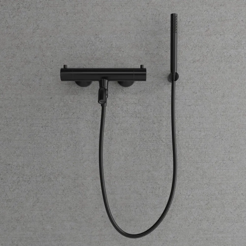 Badkarsblandare Scandtap Reinforced Pleasure 4 Med Dusch Svart
