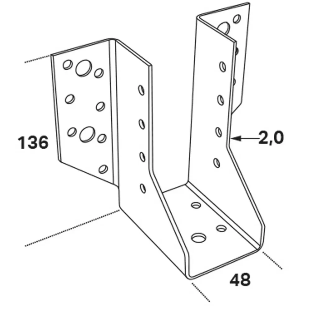 Balksko JH A4 rostfri SNABB - 20V 48