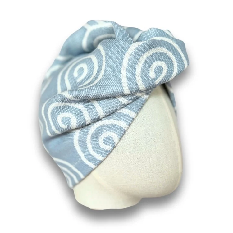 Bamboo-Cotton Hair Turban Brushed Nickel Pink