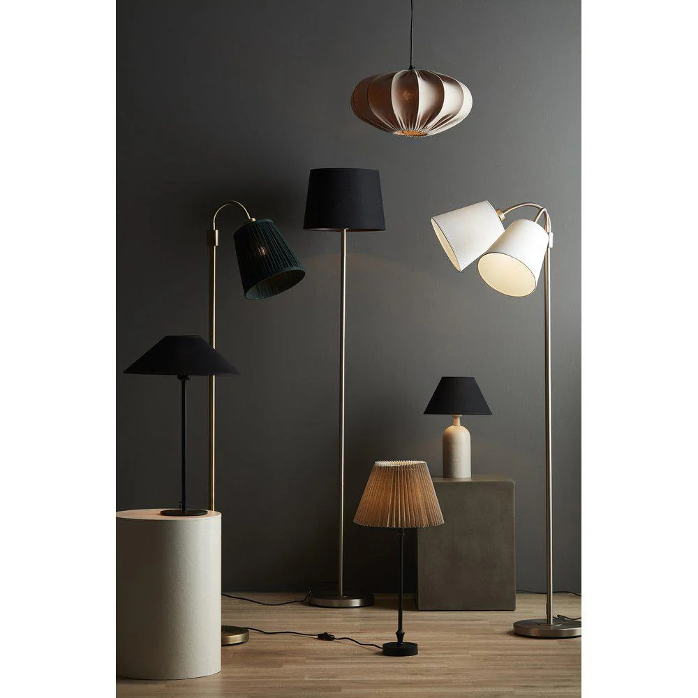 Base lampfot matte svart 45cm