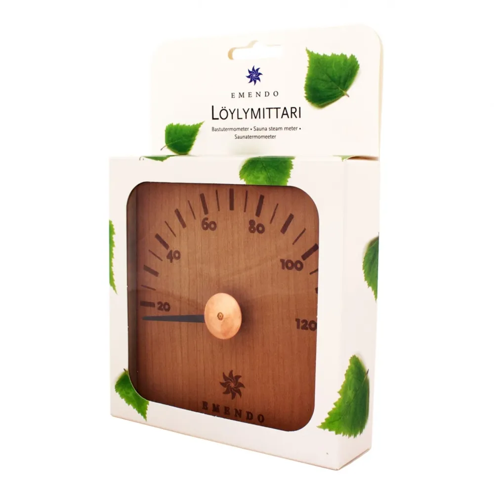 Bastutermometer Emendo I Trä - 20V