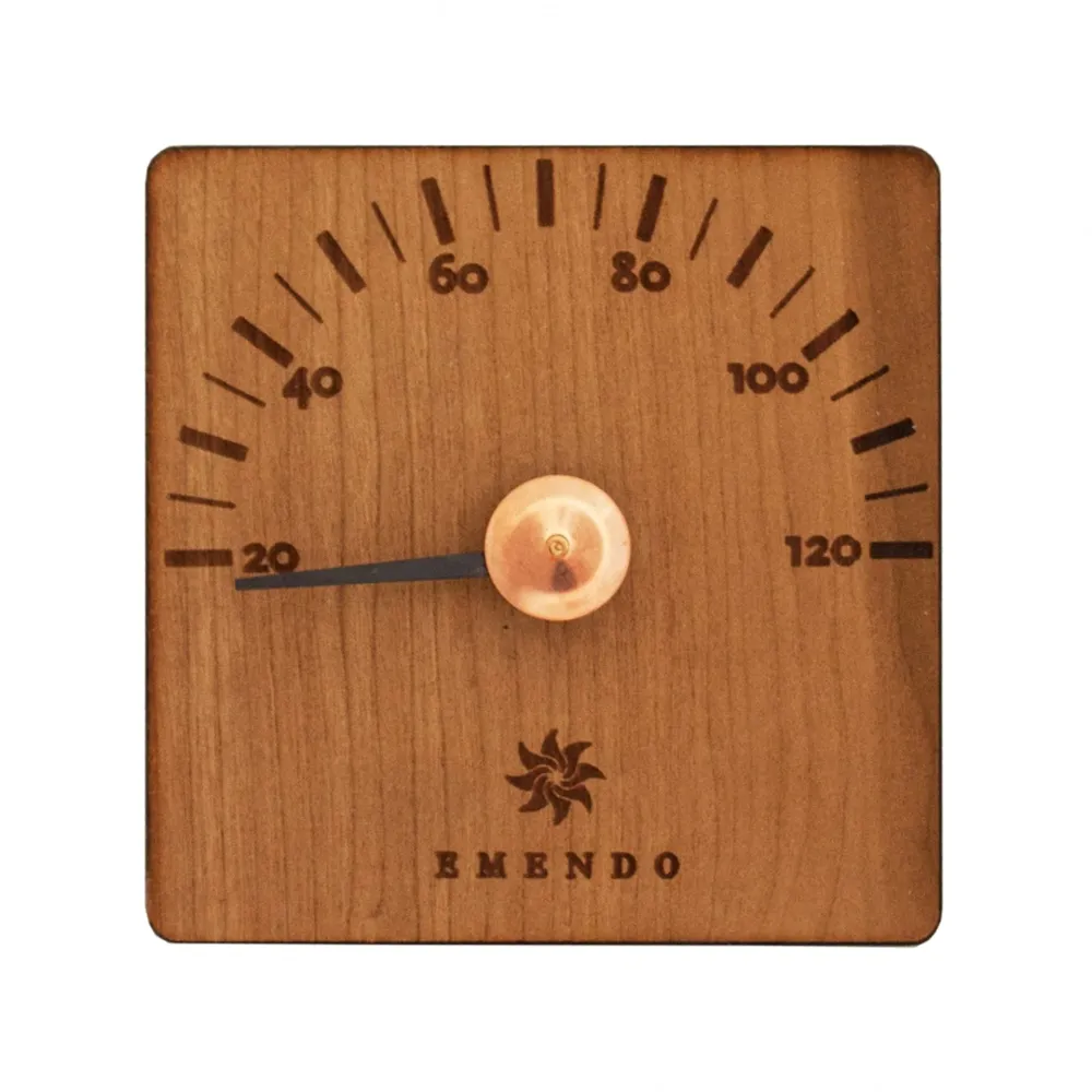 Bastutermometer Emendo I Trä - 20V