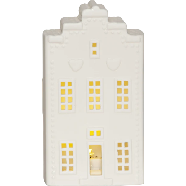 Belysning jul Vinter Hus 16 cm