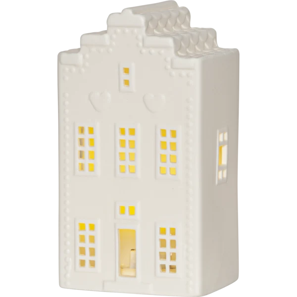Belysning jul Vinter Hus 16 cm