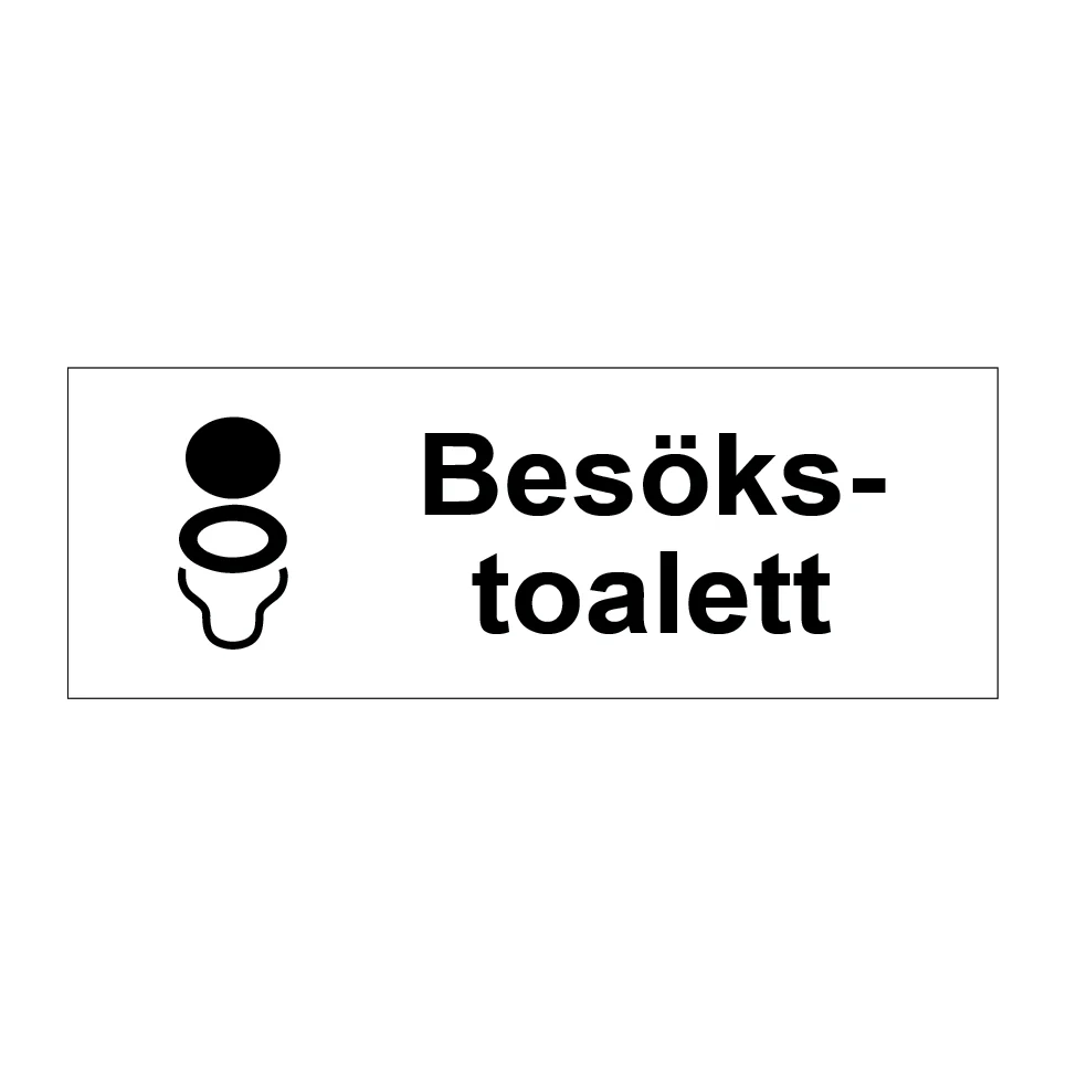 Besökstoalett DIY Projects 225x80mm