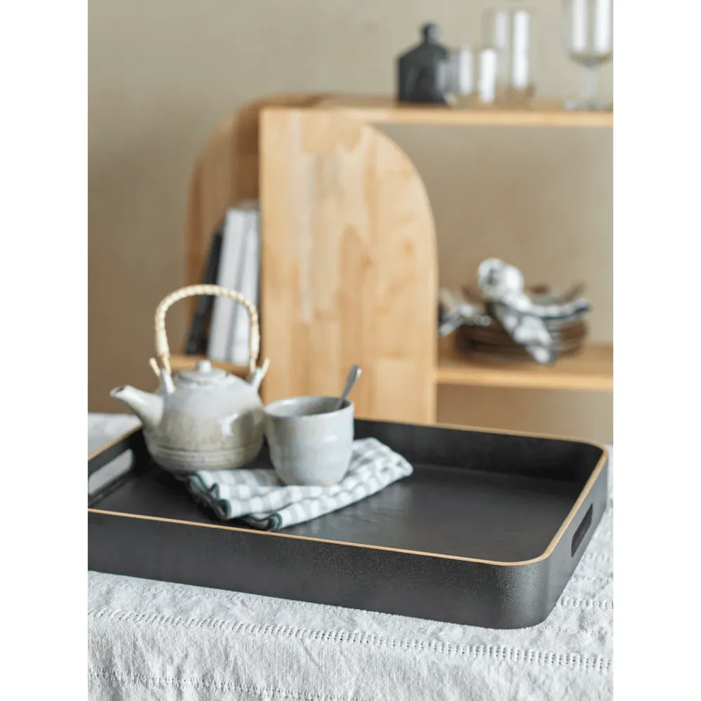 Bloomingville Leyton Bricka Onyx Ek 50x38 cm